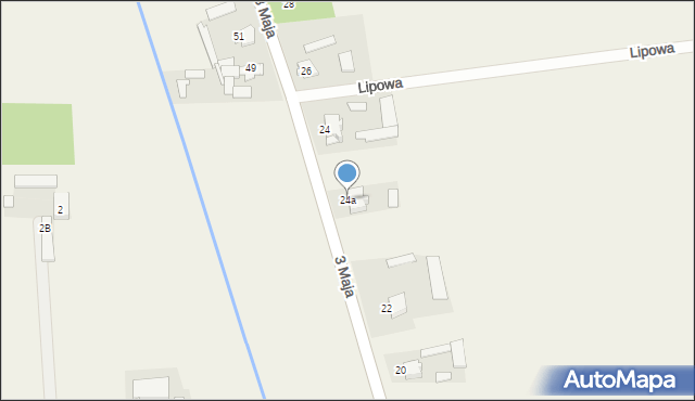 Wilkowiecko, 3 Maja, 24a, mapa Wilkowiecko