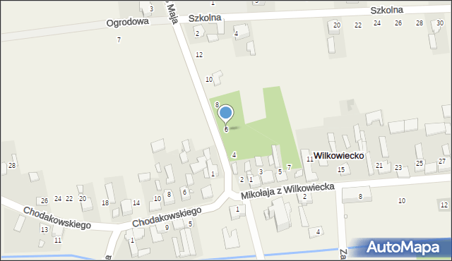 Wilkowiecko, 3 Maja, 6, mapa Wilkowiecko