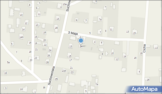 Wohyń, 3 Maja, 53, mapa Wohyń