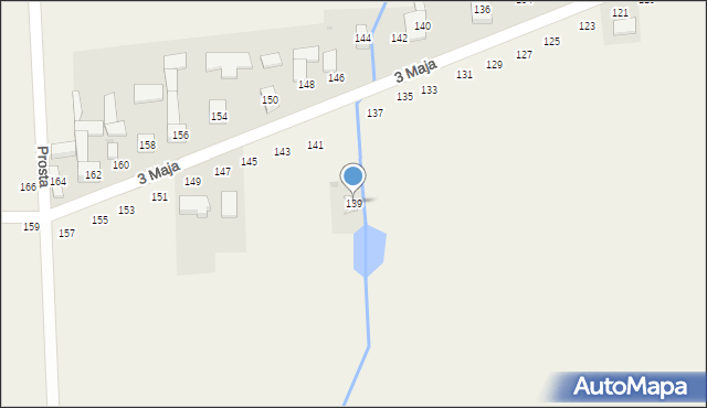 Wojsławice, 3 Maja, 139, mapa Wojsławice