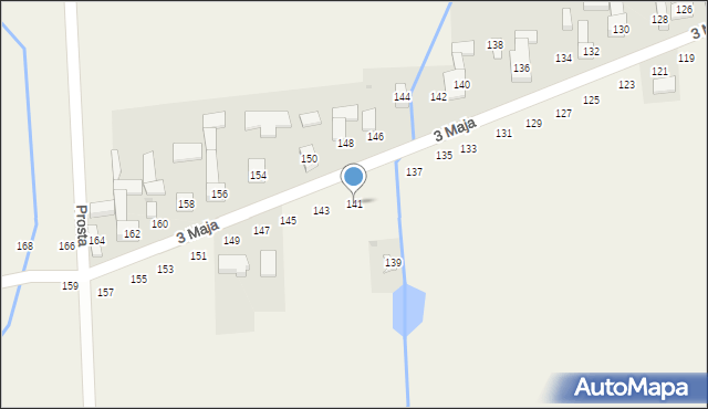 Wojsławice, 3 Maja, 141, mapa Wojsławice