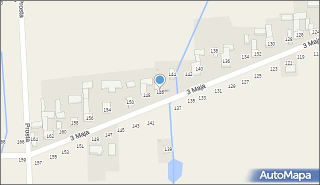 Wojsławice, 3 Maja, 146, mapa Wojsławice