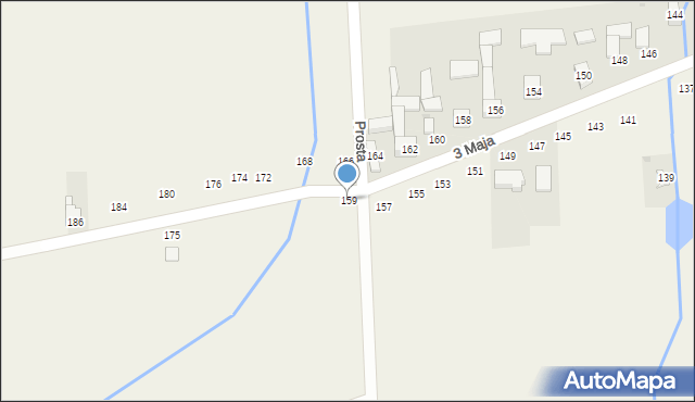 Wojsławice, 3 Maja, 159, mapa Wojsławice