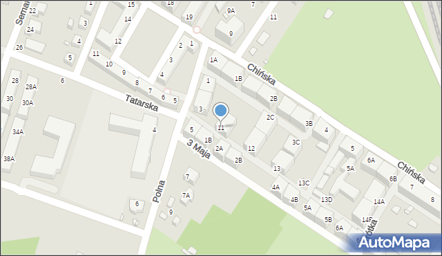 Wrocław, 3 Maja, 11, mapa Wrocławia