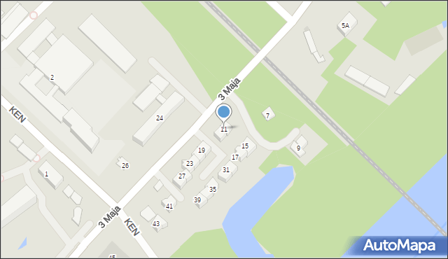 Wyszków, 3 Maja, 11, mapa Wyszków