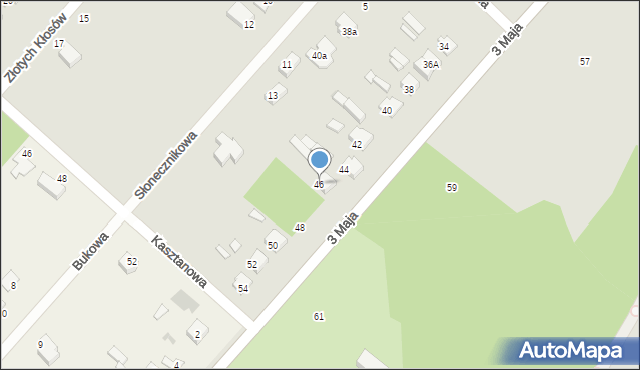 Wyszków, 3 Maja, 46, mapa Wyszków