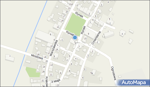 Żarnowiec, 3 Maja, 3, mapa Żarnowiec