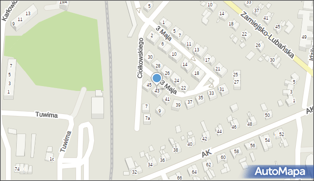 Zgorzelec, 3 Maja, 43, mapa Zgorzelec