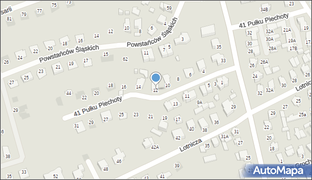 Suwałki, 41 Pułku Piechoty, 12, mapa Suwałk