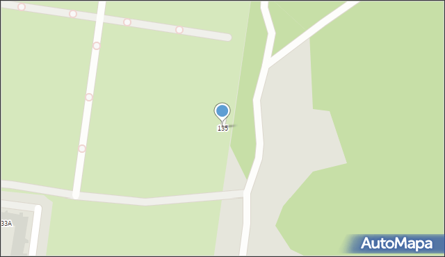 Białystok, 42 Pułku Piechoty, 135, mapa Białegostoku