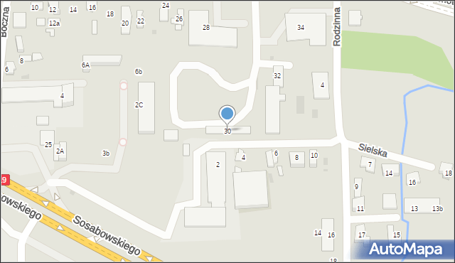 Białystok, 42 Pułku Piechoty, 30, mapa Białegostoku