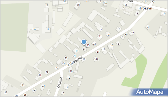 Troszyn, 4 Września, 17, mapa Troszyn