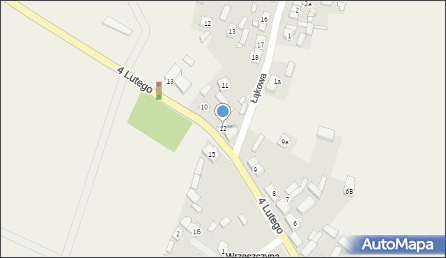 Wrzeszczyna, 4 Lutego, 12, mapa Wrzeszczyna