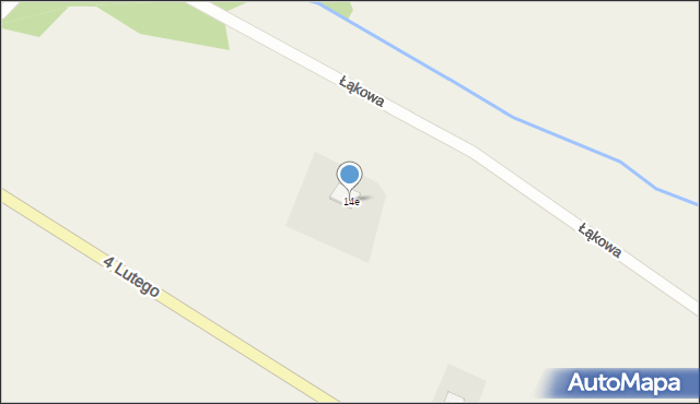 Wrzeszczyna, 4 Lutego, 14e, mapa Wrzeszczyna