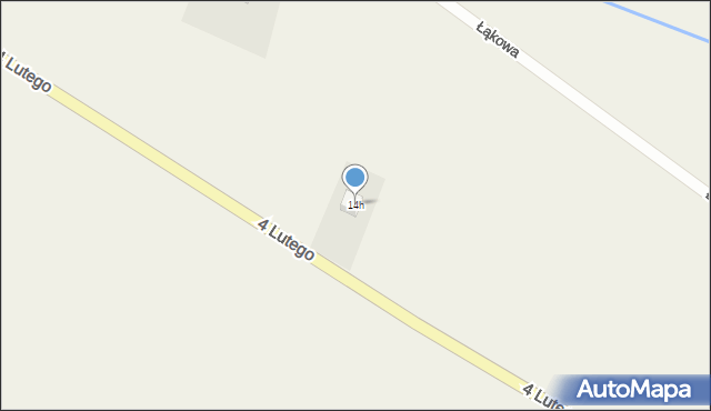 Wrzeszczyna, 4 Lutego, 14h, mapa Wrzeszczyna