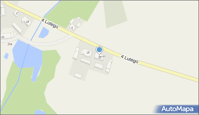 Wrzeszczyna, 4 Lutego, 20, mapa Wrzeszczyna