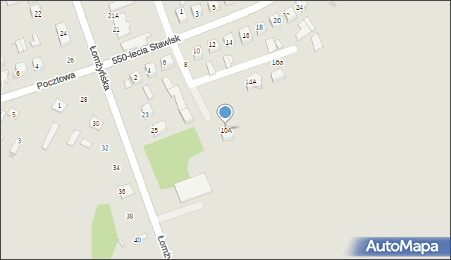 Stawiski, 550-lecia Stawisk, 10A, mapa Stawiski