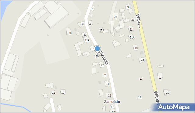 Skalbmierz, 5 Sierpnia, 29, mapa Skalbmierz