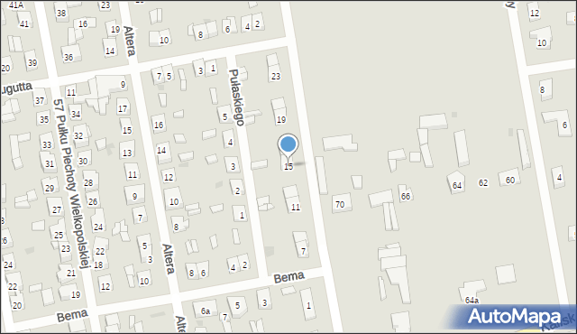 Łęczyca, 60 Pułku Piechoty Wielkopolskiej, 15, mapa Łęczyca