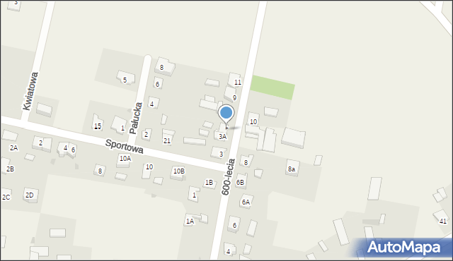 Rogowo, 600-lecia, 5, mapa Rogowo