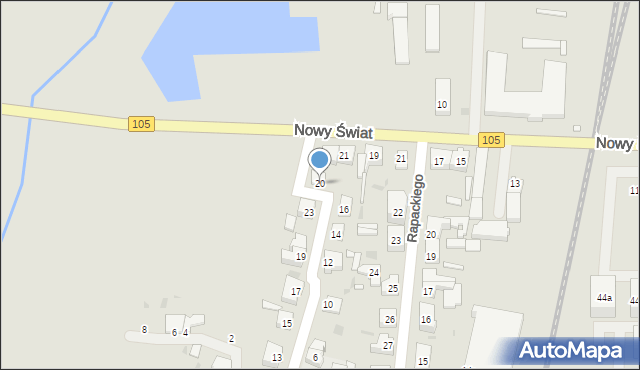 Gryfice, 6 Marca, 20, mapa Gryfice