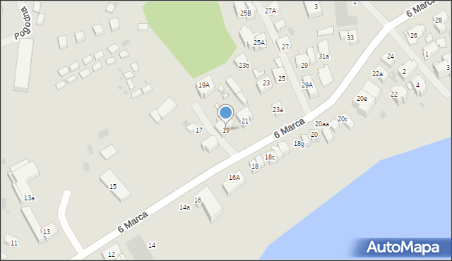 Mielno, 6 Marca, 19, mapa Mielno