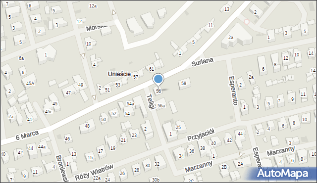 Mielno, 6 Marca, 56, mapa Mielno