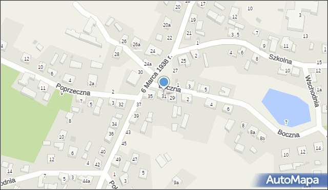 Piece, 6 Marca 1938 r., 31, mapa Piece