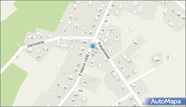 Piece, 6 Marca 1938 r., 55, mapa Piece