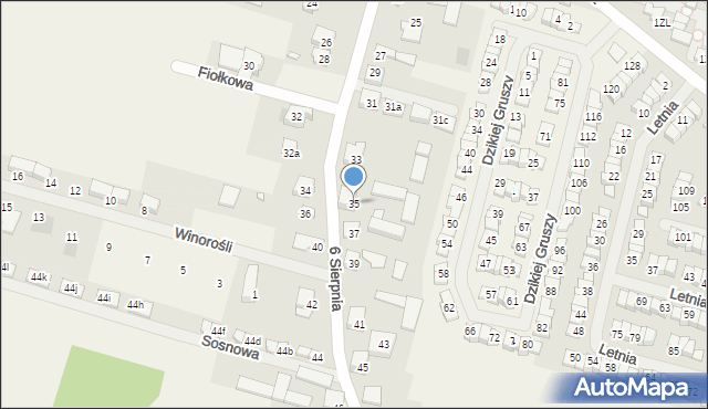 Słomin, 6 Sierpnia, 35, mapa Słomin