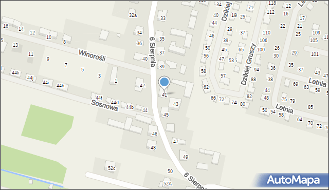 Słomin, 6 Sierpnia, 41, mapa Słomin