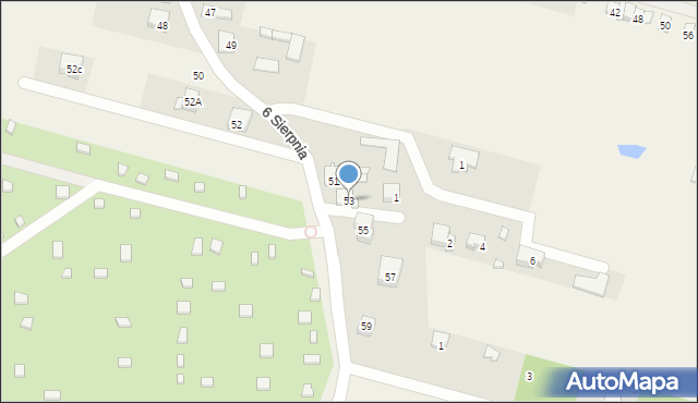 Słomin, 6 Sierpnia, 53, mapa Słomin