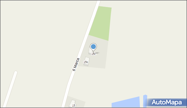 Stara Kiszewa, 6 Marca, 15c, mapa Stara Kiszewa