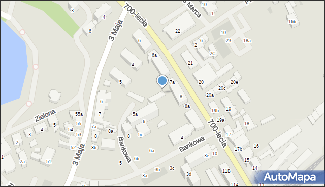 Nowogard, 700-lecia, 7b, mapa Nowogard