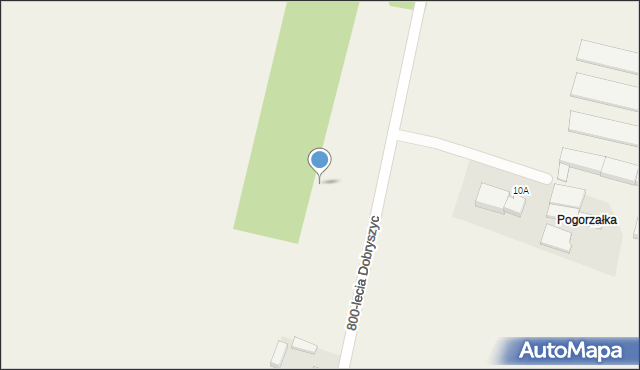 Dobryszyce, 800-lecia Dobryszyc, 13, mapa Dobryszyce
