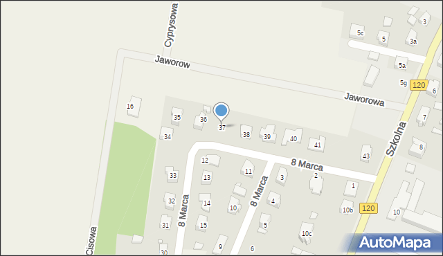 Kobylanka, 8 Marca, 37, mapa Kobylanka