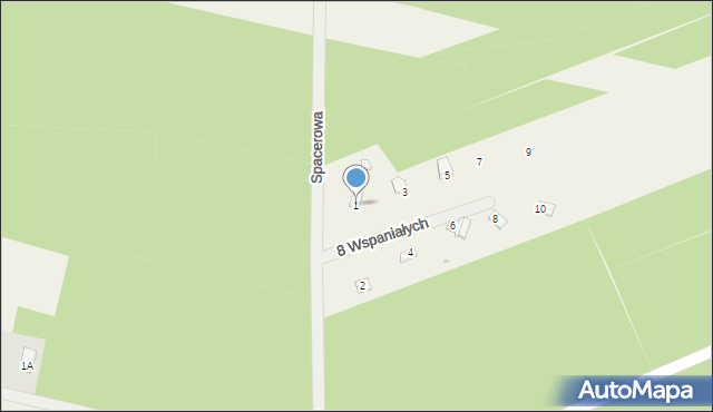 Magdalenów, 8 Wspaniałych, 1, mapa Magdalenów