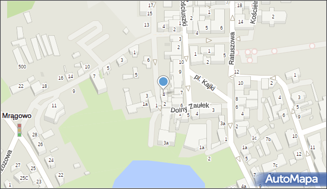 Mrągowo, 8 Maja, 4, mapa Mrągowo