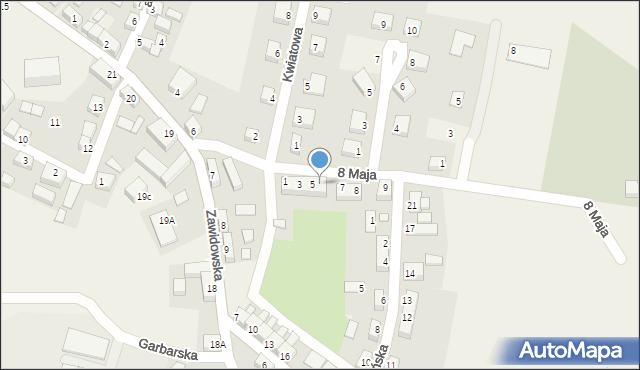 Sulików, 8 Maja, 6, mapa Sulików