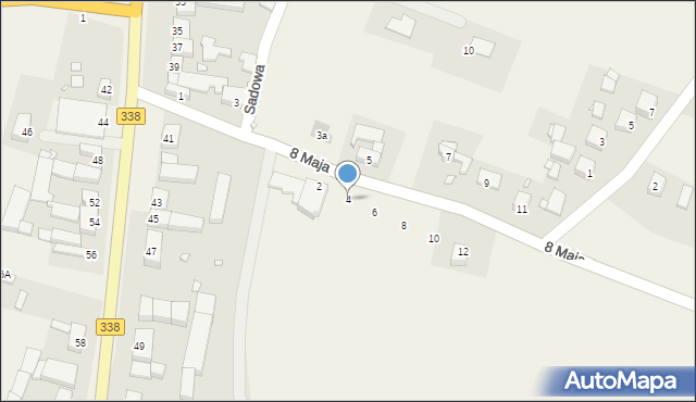 Wińsko, 8 Maja, 4, mapa Wińsko