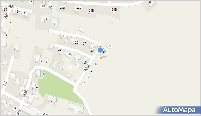 Węgrzce, A16, 18, mapa Węgrzce