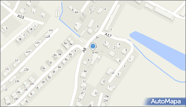 Węgrzce, A8, 7, mapa Węgrzce