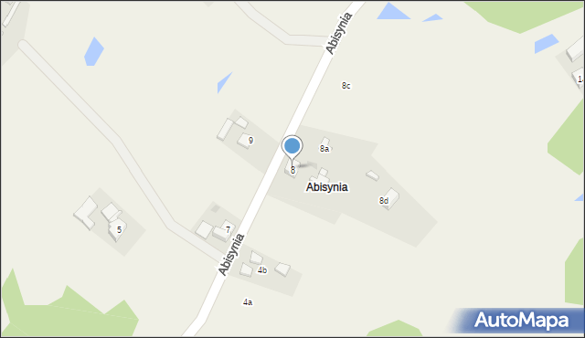 Abisynia, Abisynia, 8, mapa Abisynia