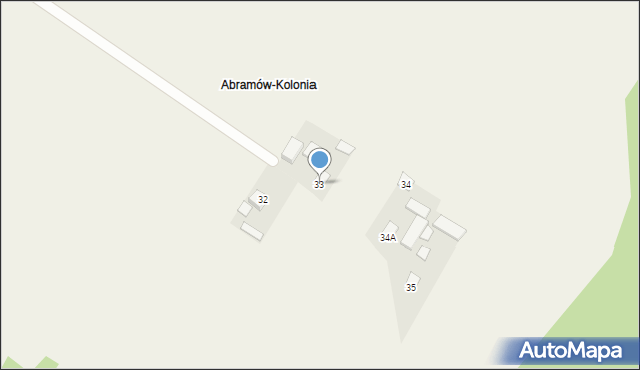 Abramów, Abramów, 33, mapa Abramów