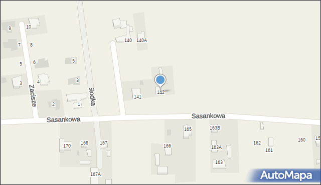 Abramowice Prywatne, Abramowice Prywatne, 142, mapa Abramowice Prywatne