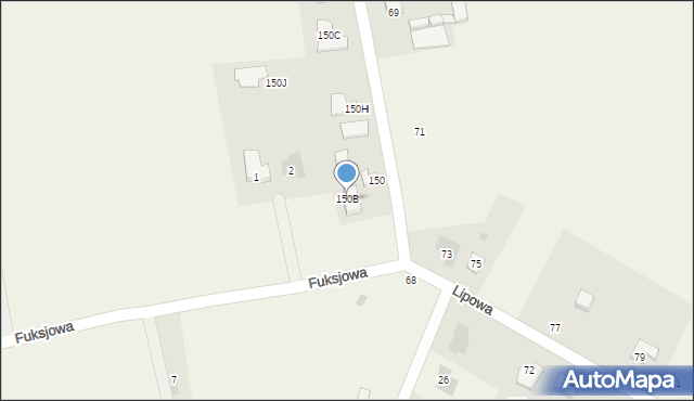 Abramowice Prywatne, Abramowice Prywatne, 150B, mapa Abramowice Prywatne