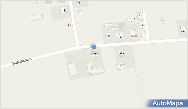 Abramowice Prywatne, Abramowice Prywatne, 152, mapa Abramowice Prywatne