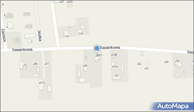 Abramowice Prywatne, Abramowice Prywatne, 165, mapa Abramowice Prywatne