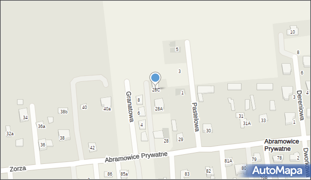 Abramowice Prywatne, Abramowice Prywatne, 28C, mapa Abramowice Prywatne