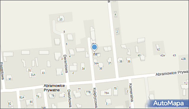 Abramowice Prywatne, Abramowice Prywatne, 35B, mapa Abramowice Prywatne